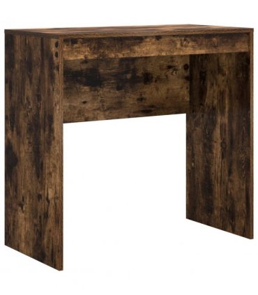 vidaXL Desk with Drawer with Shelf with Storage 2 pcs Smoked Oak