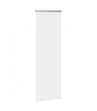 vidaXL Roller Blind Blackout White 50x175 cm Fabric Width 45.7 cm Polyester