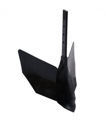vidaXL Tiller Plough Attachment Black Metal