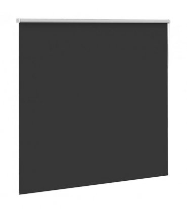 vidaXL Roller Blind Blackout Black 150x130 cm Fabric Width 146.6 cm Polyester