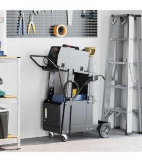 vidaXL Welding Trolley Black 91 x 47 x 96 cm Steel