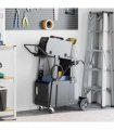 vidaXL Welding Trolley Black 91 x 47 x 96 cm Steel