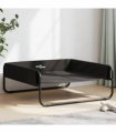 vidaXL Elevated Dog Bed Anthracite Oxford Fabric and Steel