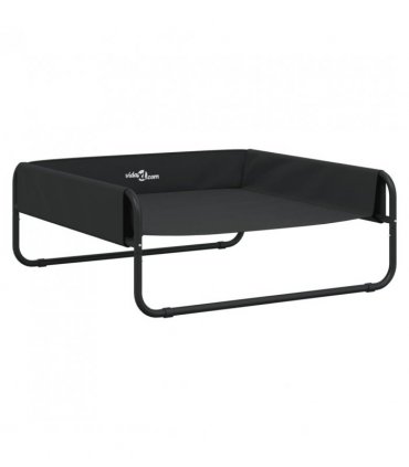 vidaXL Elevated Dog Bed Anthracite Oxford Fabric and Steel