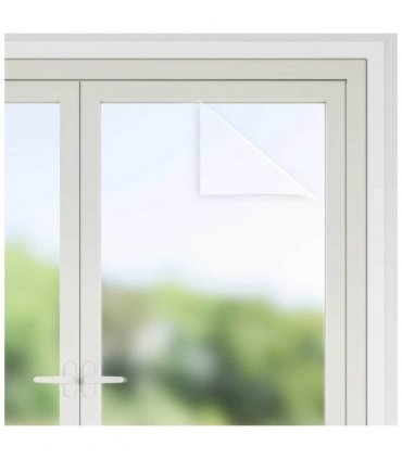 vidaXL Static Window Film Frosted Grey 90 x 2000 cm PVC