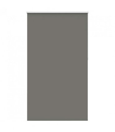 vidaXL Roller Blind Blackout Grey 120x230 cm Fabric Width 116.6 cm Polyester