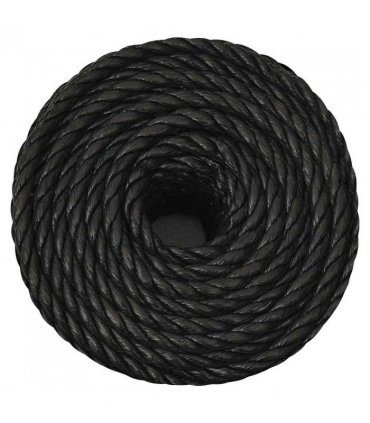 vidaXL Work Rope Black 16 mm 250 m Polypropylene