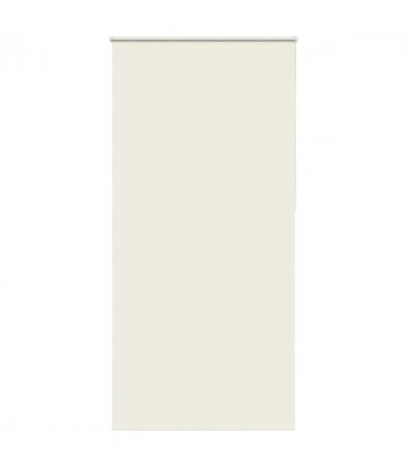 vidaXL Roller Blind Blackout Off White 90x210 cm Fabric Width 85.7 cm Polyester