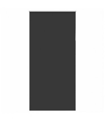 vidaXL Roller Blind Blackout Black 100x230 cm Fabric Width 95.7 cm Polyester