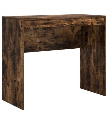 vidaXL Desk with Drawer with Shelf with Storage 2 pcs Smoked Oak