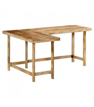 vidaXL Desk 165x110x75 cm Solid Wood Mango