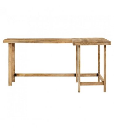 vidaXL Desk 165x110x75 cm Solid Wood Mango