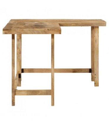 vidaXL Desk 165x110x75 cm Solid Wood Mango
