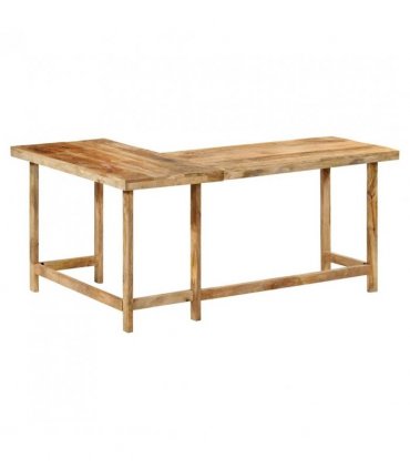 vidaXL Desk 165x110x75 cm Solid Wood Mango