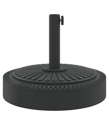 vidaXL Parasol Base for Ø38 / 48 mm Poles 25 kg Round