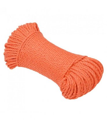 vidaXL Work Rope Orange 6 mm 250 m Polypropylene