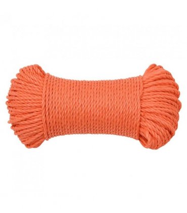 vidaXL Work Rope Orange 6 mm 250 m Polypropylene