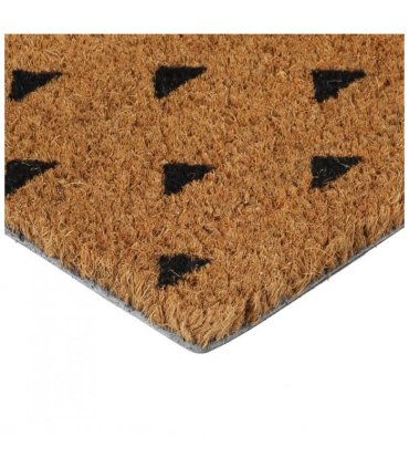 vidaXL Door Mat Natural 45x75 cm Tufted Coir