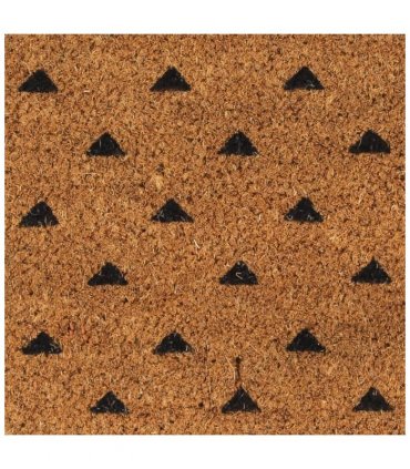 vidaXL Door Mat Natural 45x75 cm Tufted Coir