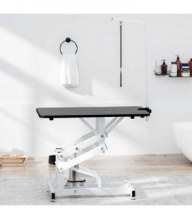 Hydraulic Bath Grooming Table for Dogs Cats Pets Adjustable