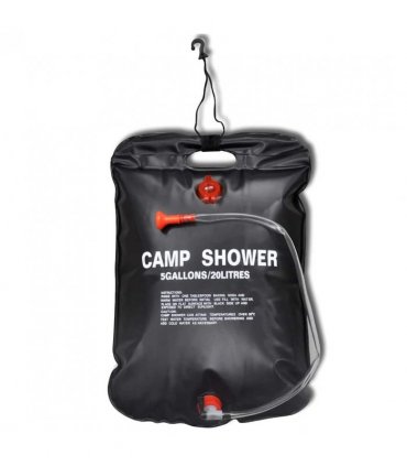 Camp Shower Solar Shower Outdoor Bath 20 L 2 pcs