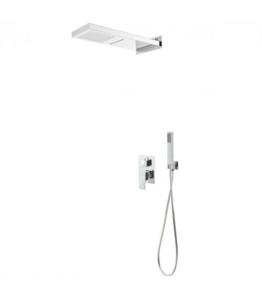 vidaXL Shower System Stainless Steel 201 Silver