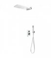 vidaXL Shower System Stainless Steel 201 Silver