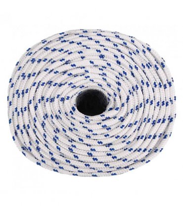 vidaXL Boat Rope White 8 mm 50 m Polypropylene