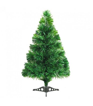 vidaXL Artificial Christmas Tree Fibre Optic 64 cm Green