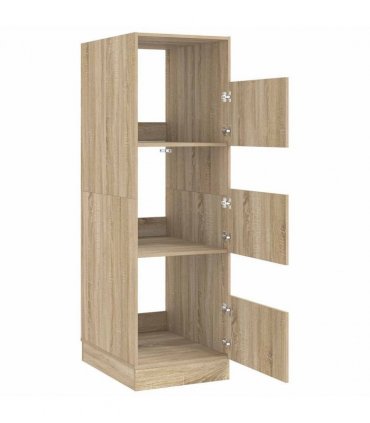 vidaXL Laundry Cabinet Sonoma 50 x 68 x 162 cm Engineered wood
