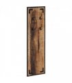 vidaXL Coat Rack 35x8x110 cm Solid Rough Wood Mango