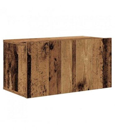 vidaXL TV Cabinet Set Wall-mounted 2 pcs Old Wood Engineered Wood
