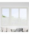 vidaXL Static Window Film Flowers Pattern 90 x 500 cm PVC