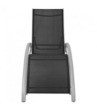 vidaXL Sun Lounger | Black