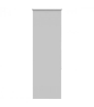 vidaXL Roller Blind Blackout Light Grey 40x130 cm Fabric Width 35.7 cm Polyester