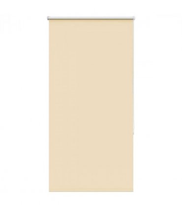 vidaXL Roller Blind Blackout Beige 75x130 cm Fabric Width 70.7 cm Polyester