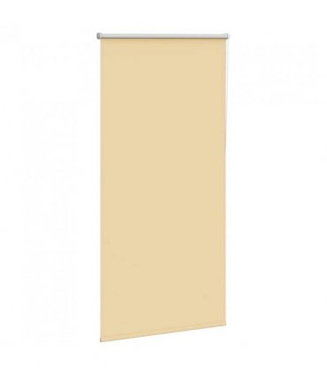 vidaXL Roller Blind Blackout Beige 75x130 cm Fabric Width 70.7 cm Polyester