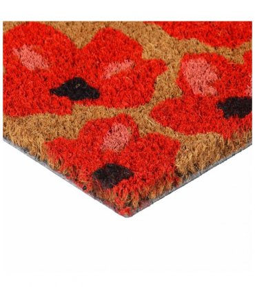 vidaXL Door Mat Natural 45x75 cm Tufted Coir