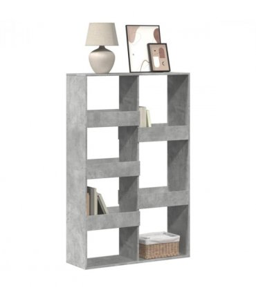 vidaXL Bookcase Concrete Grey 100x33x155.5 cm Engineered Wood