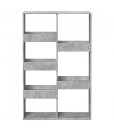 vidaXL Bookcase Concrete Grey 100x33x155.5 cm Engineered Wood