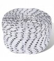 vidaXL Braided Boat Rope Polyester 8 mm 250 m White