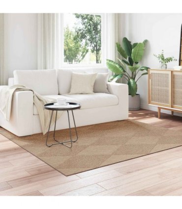 vidaXL Area Rugs Square AGIRA Natural 200 x 200 cm Polyester
