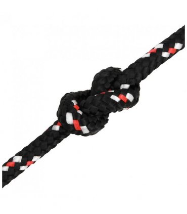 vidaXL Boat Rope Black 8 mm 25 m Polypropylene