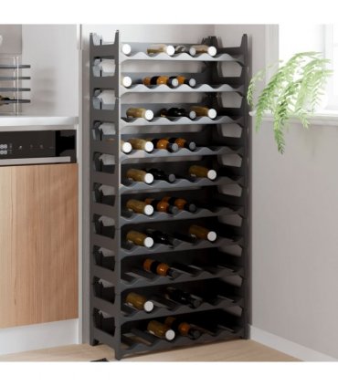 vidaXL Wine Rack for 60 Bottles PP Stackable