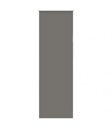 vidaXL Roller Blind Blackout Grey 65x230 cm Fabric Width 60.7 cm Polyester