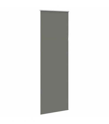 vidaXL Roller Blind Blackout Grey 65x230 cm Fabric Width 60.7 cm Polyester