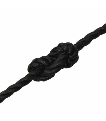 vidaXL Work Rope Black 10 mm 500 m Polypropylene
