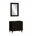 vidaXL 2 Piece Bathroom Furniture Set Solid Wood Mango