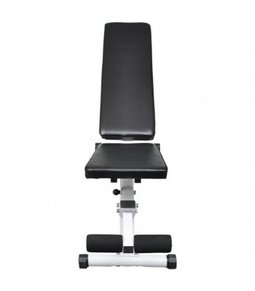 vidaXL Workout Bench with Barbell and Dumbbell Set 60.5 kg
