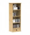 vidaXL CD Cabinet Corona 40x30x110 cm Solid Wood Pine